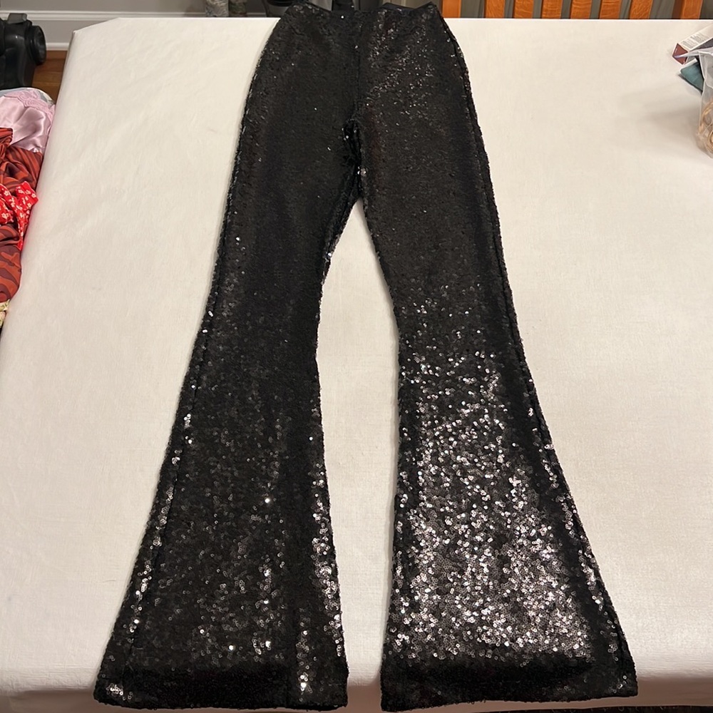 Commando Sequin Flared Legging In Black - image 6